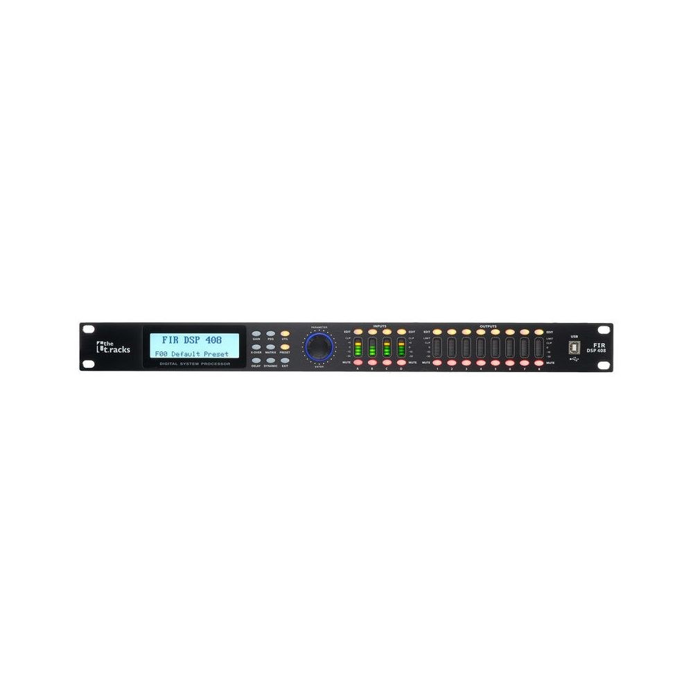 מעבד רמקולים דיגיטלי עם מסנני FIR the t.racks – 4 כניסות ו-8 יציאות, 96kHz, ראק 1U 5 מעבד הרמקולים 4×8 עם FIR של the t.racks – מעבד רמקולים דיגיטלי, תמונה 5