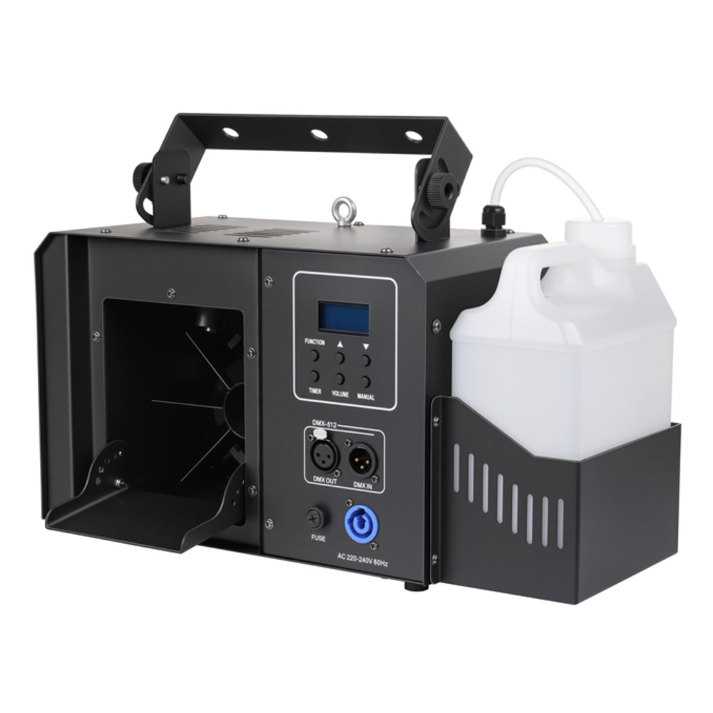 מכונת ערפל Haze 1500W Shadow LAD169 – שליטת DMX, טיימר ושלט אלחוטי 1 מכונת ערפל Haze Shadow LAD169 1500W עם שלט אלחוטי