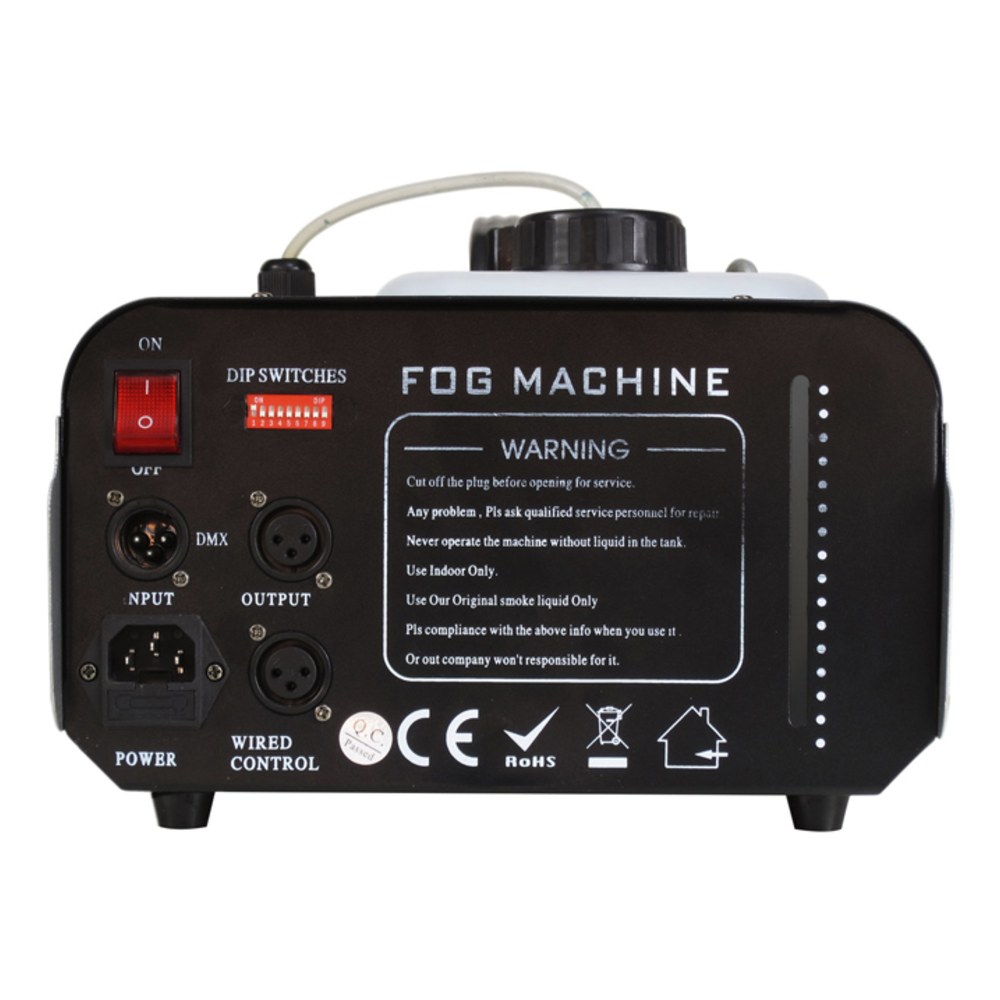 מכונת עשן 1200W Shadow LAD178 – שליטת DMX, שלט חוטי ואלחוטי ומיכל 2.5 ליטר 2 מכונת עשן Shadow LAD178 1200W עם שלט אלחוטי – תמונה 2