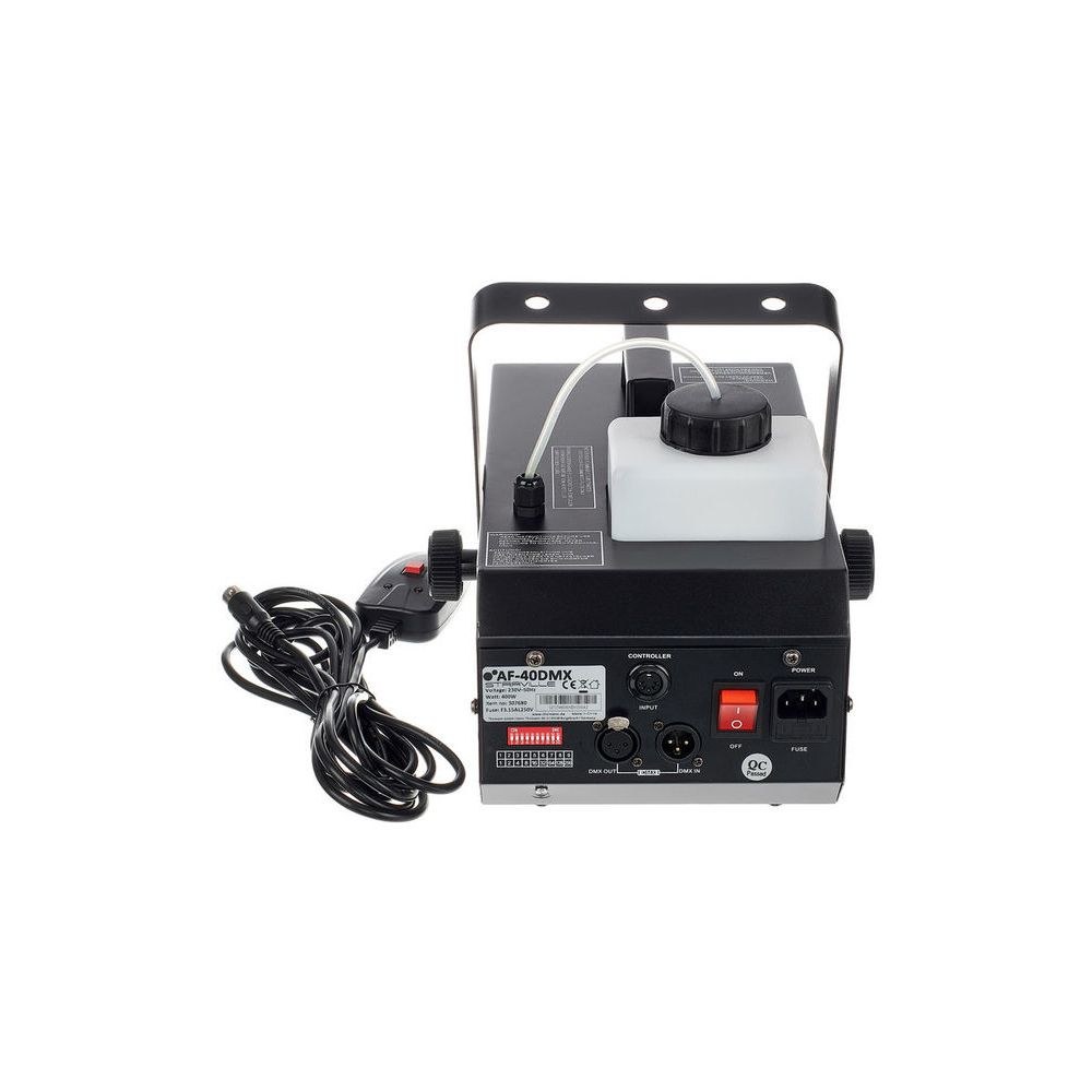 מכונת עשן קטנה Stairville עם DMX – 400W, כ-85 מ״ק לדקה, שלט חוטי, למסיבות ולבמות קטנות 4 מכונת העשן הקטנה – מכונת עשן, תמונה 4