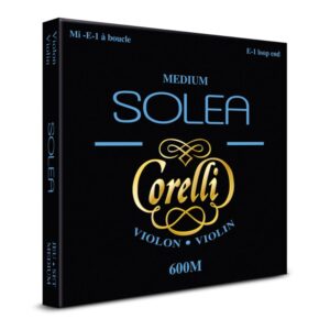 סט מיתרים לכינור CORELLI Solea 600M Medium – מיתר E עם לולאה