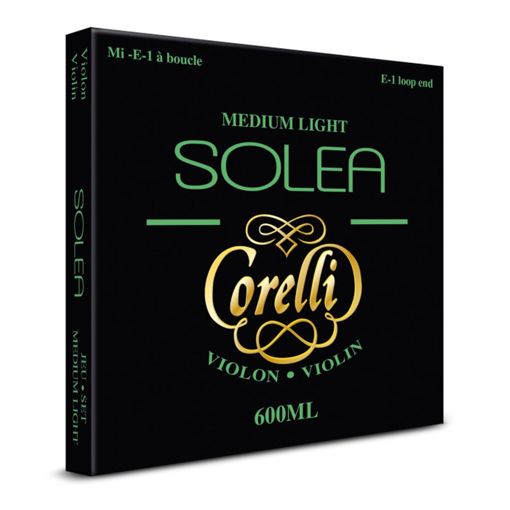 סט מיתרים לכינור CORELLI Solea 600ML Medium-Light – מיתר E עם לולאה 1 סט מיתרים לכינור CORELLI Solea 600ML Medium-Light – מיתר E עם לולאה