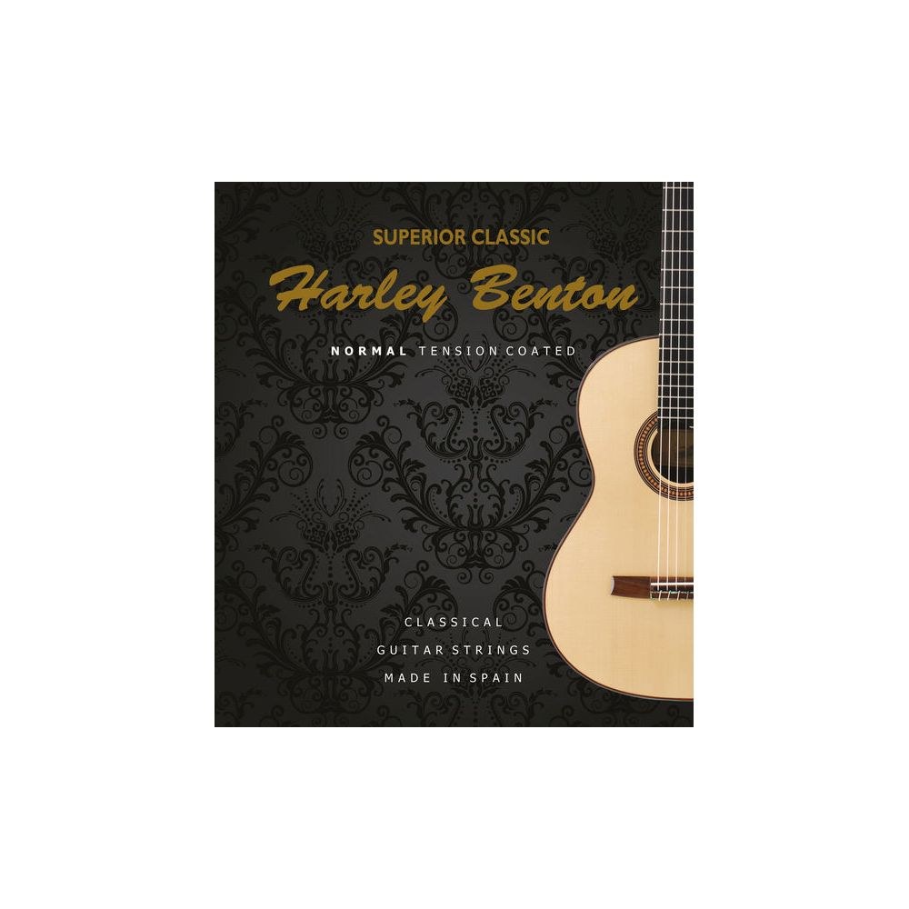 סט מיתרים לגיטרה קלאסית Harley Benton – מתח רגיל, ניילון קריסטל ובסים מצופים (יבוא בלעדי) 1 סט מיתרים לגיטרה קלאסית Harley Benton – מתח רגיל, ניילון קריסטל ובסים מצופים