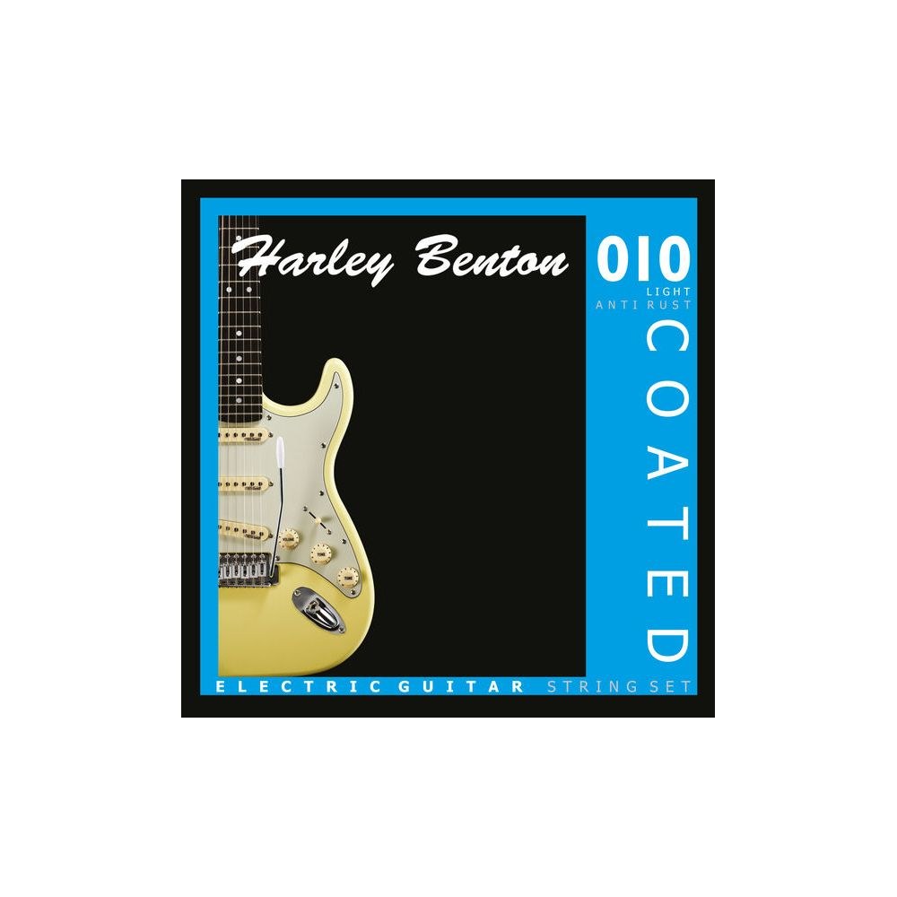 סט מיתרים לגיטרה חשמלית Harley Benton 010–046 – מצופים נגד חלודה, ניקל (יבוא בלעדי) 1 סט מיתרים לגיטרה חשמלית Harley Benton 010–046 – מצופים נגד חלודה, ניקל