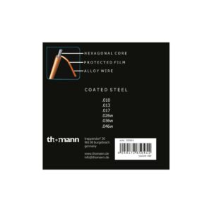 סט מיתרים לגיטרה חשמלית Harley Benton 010–046 – מצופים נגד חלודה, ניקל (יבוא בלעדי)