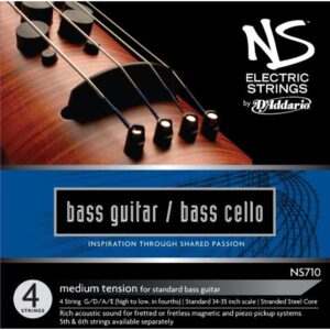 סט מיתרים ל-NS Design Omni Bass 4 מיתרים NS710