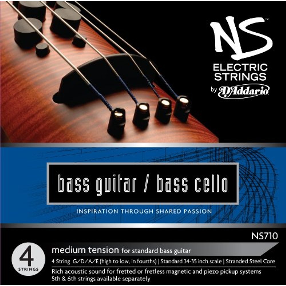 סט מיתרים ל-NS Design Omni Bass 4 מיתרים NS710 1 סט מיתרים ל-NS Design Omni Bass 4 מיתרים NS710