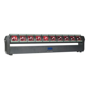 מניפת לד Shadow LMB180 – קרן 2°, לדים 10×40W RGBW וטבעת לד היקפית