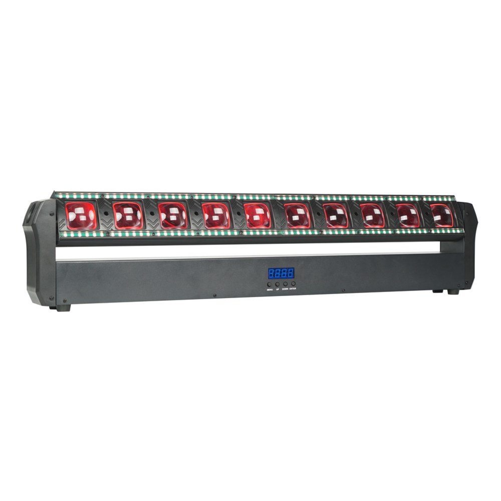 מניפת לד Shadow LMB180 – קרן 2°, לדים 10×40W RGBW וטבעת לד היקפית 2 מניפת לד Shadow LMB180 עם טבעת לד היקפית – תמונה 2