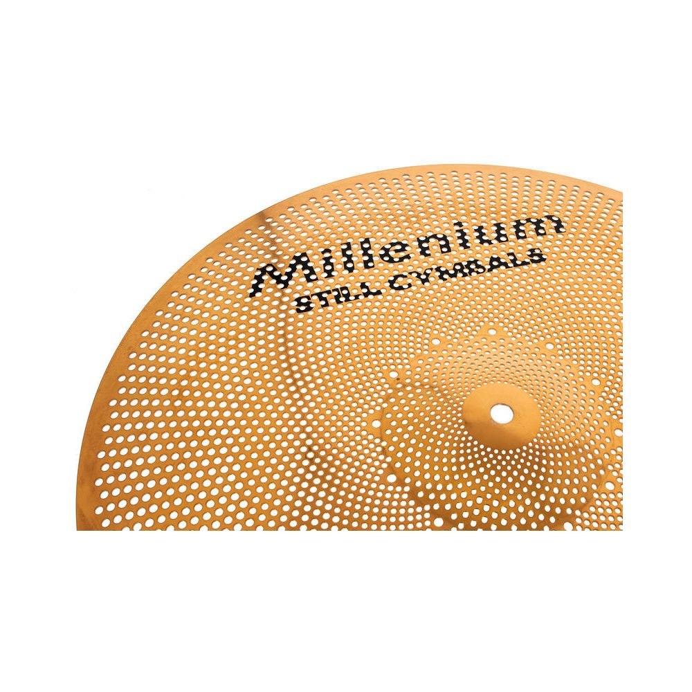 זוג מצילות היי-האט שקטות 14 אינץ׳ Millenium – עד 80% פחות רעש, ניקל, לתרגול ולהופעות שקטות (יבוא בלעדי) 4 ההיי-האט השקט 14 אינץ׳ – מצילה שקטה, תמונה 4