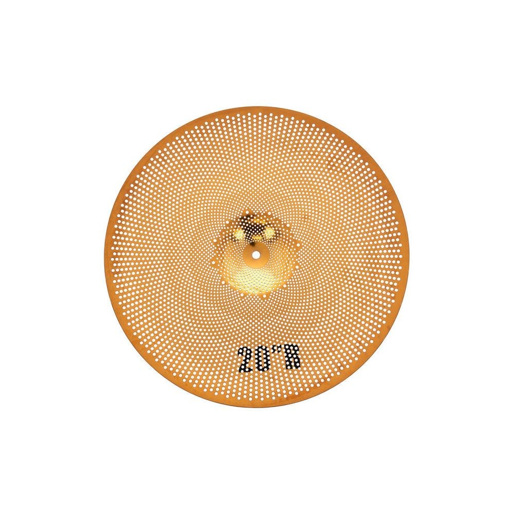 מצילת רייד שקטה 20 אינץ׳ Millenium – עד 80% פחות רעש, ניקל, לתרגול ולהופעות שקטות (יבוא בלעדי) 2 הרייד השקטה 20 אינץ׳ – מצילה שקטה, תמונה 2