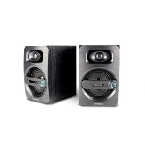 זוג רמקולים למחשב Microlab B23 – סטריאו 6W, הפעלה ב-USB ובקר עוצמה על הכבל