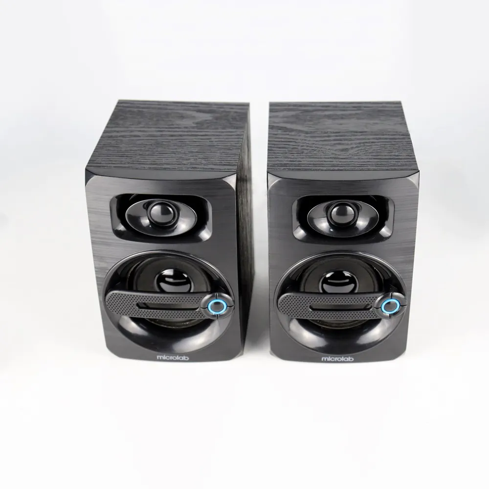 זוג רמקולים למחשב Microlab B23 – סטריאו 6W, הפעלה ב-USB ובקר עוצמה על הכבל 3 Microlab B23 זוג רמקולים למחשב 3