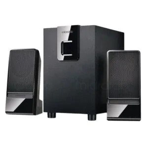 מערכת רמקולים 2.1 למחשב Microlab M-100 – סאב וופר 4 אינץ׳, 10W RMS וחיבור 3.5 מ״מ