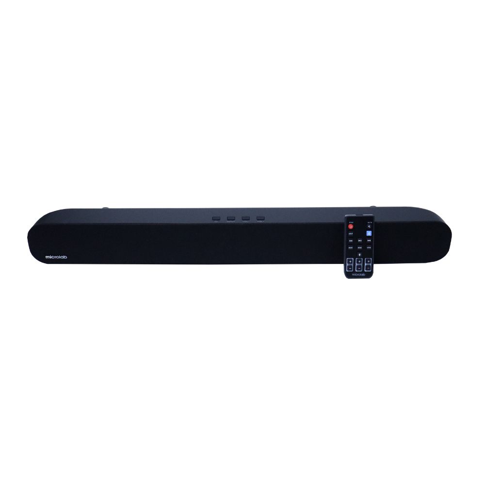 מקרן קול סטריאו Microlab Onebar04 – 40W, Bluetooth 5.0, כניסות Optical ו-Coaxial, תאורת LED ושלט 3 Microlab Onebar04 מקרן קול סטריאו 3