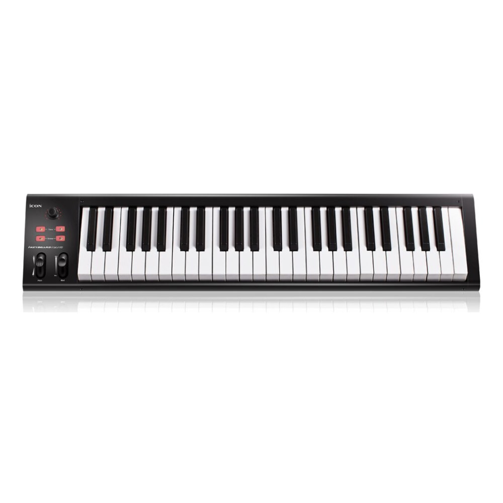 מקלדת שליטה 49 קלידים iCON iKeyboard 5 Nano – חצי-שקולה ובקר DAW, 3.87 ק״ג 1 מקלדת שליטה 49 קלידים iCON iKeyboard 5 Nano