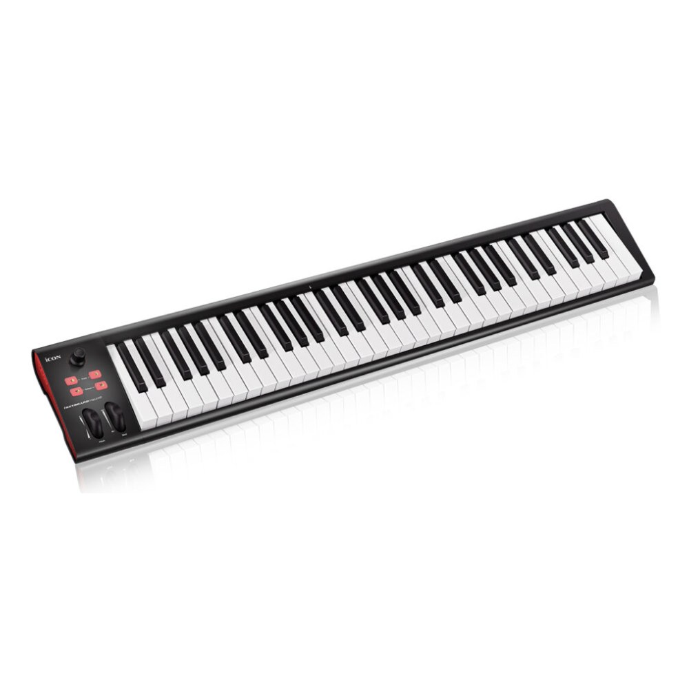מקלדת שליטה 61 קלידים iCON iKeyboard 6 Nano – חצי-שקולה, 5 אוקטבות ובקר DAW 2 מקלדת שליטה 61 קלידים iCON iKeyboard 6 Nano – תמונה 2