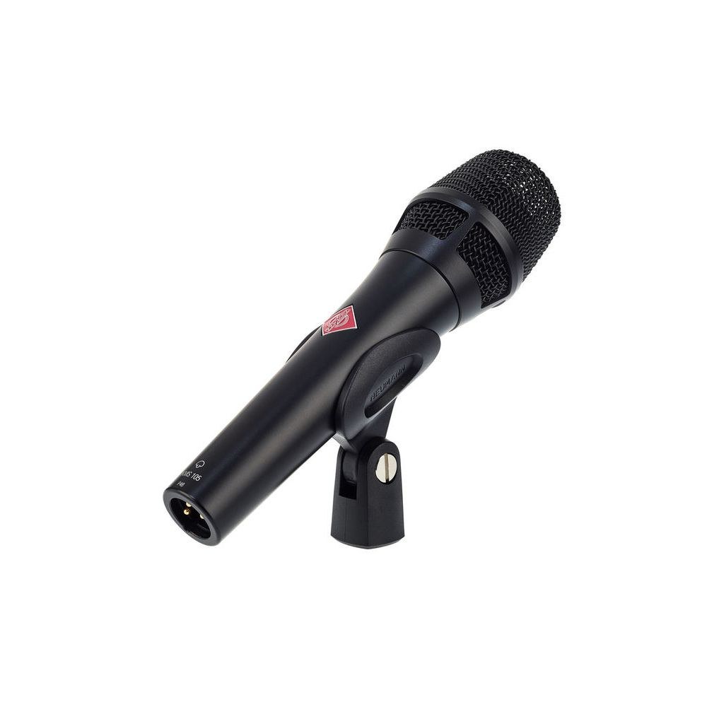 מיקרופון קונדנסר לשירה Neumann KMS 105 שחור – סופר-קרדיואידי לבמה 6 Neumann KMS 105 BK – מיקרופון קונדנסר לשירה, תמונה 6
