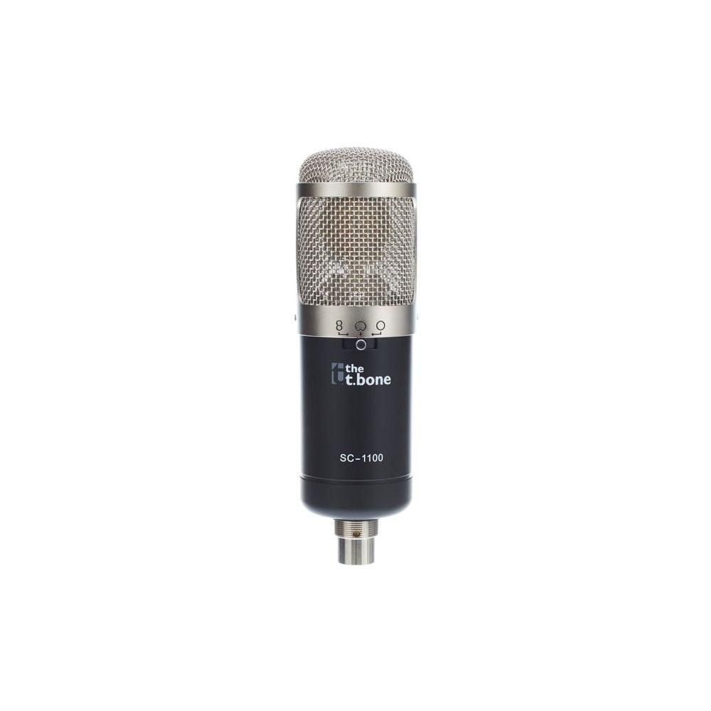 מיקרופון קונדנסר לאולפן the t.bone SC 1100 – דיאפרגמה גדולה, 3 תבניות קליטה, כולל מתלה בולם ומזוודה 1 מיקרופון קונדנסר לאולפן the t.bone SC 1100 – דיאפרגמה גדולה, 3 תבניות קליטה, כולל מתלה בולם ומזוודה