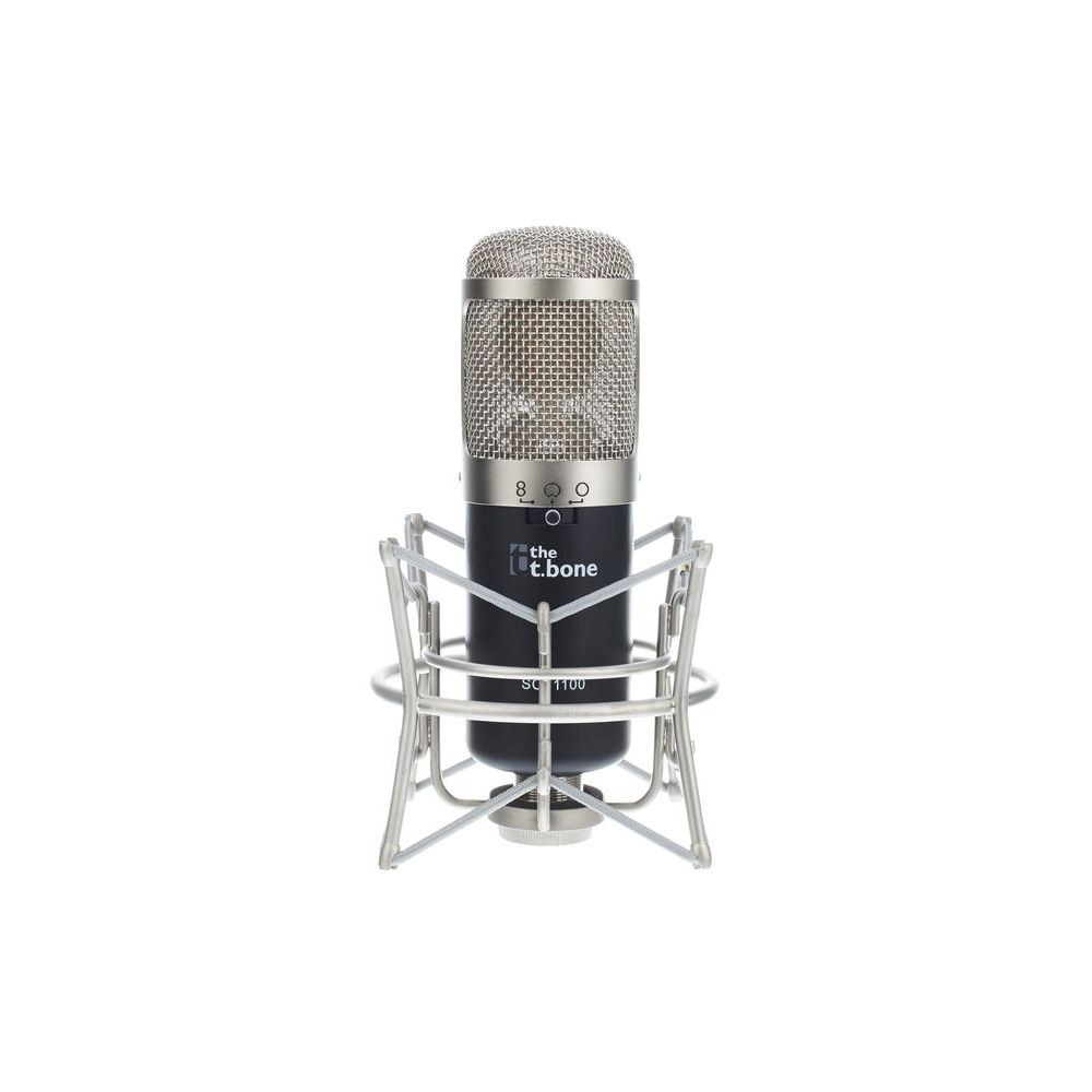 מיקרופון קונדנסר לאולפן the t.bone SC 1100 – דיאפרגמה גדולה, 3 תבניות קליטה, כולל מתלה בולם ומזוודה 5 הקונדנסר SC 1100 – מיקרופון קונדנסר לאולפן, תמונה 5