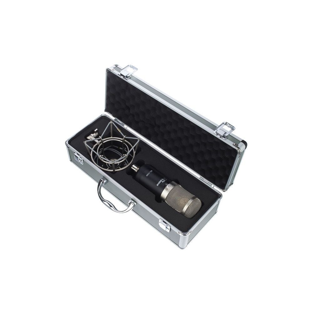 מיקרופון קונדנסר לאולפן the t.bone SC 1100 – דיאפרגמה גדולה, 3 תבניות קליטה, כולל מתלה בולם ומזוודה 7 הקונדנסר SC 1100 – מיקרופון קונדנסר לאולפן, תמונה 7