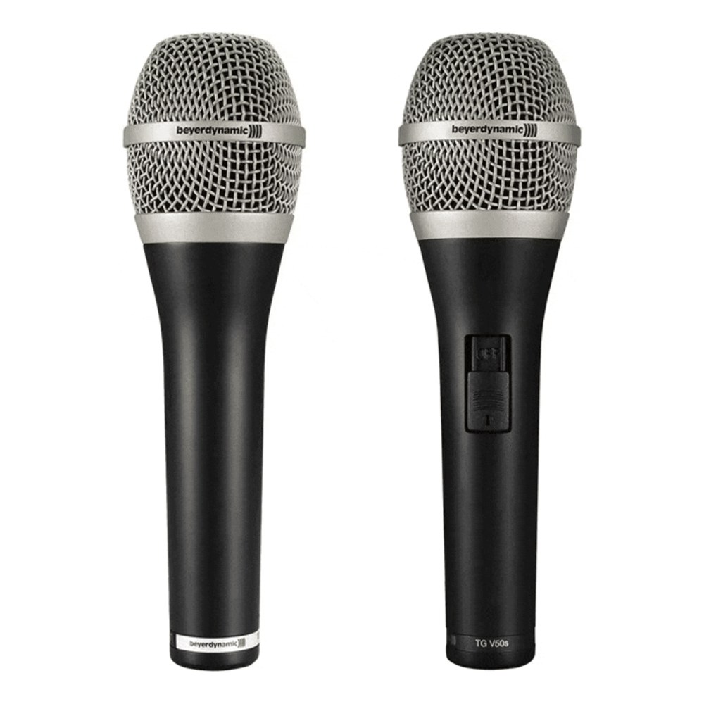 מיקרופון דינמי ווקאלי עם מתג Beyerdynamic TG V50 S – קרדיואידי, חיבור XLR 1 מיקרופון דינמי ווקאלי עם מתג Beyerdynamic TG V50 S