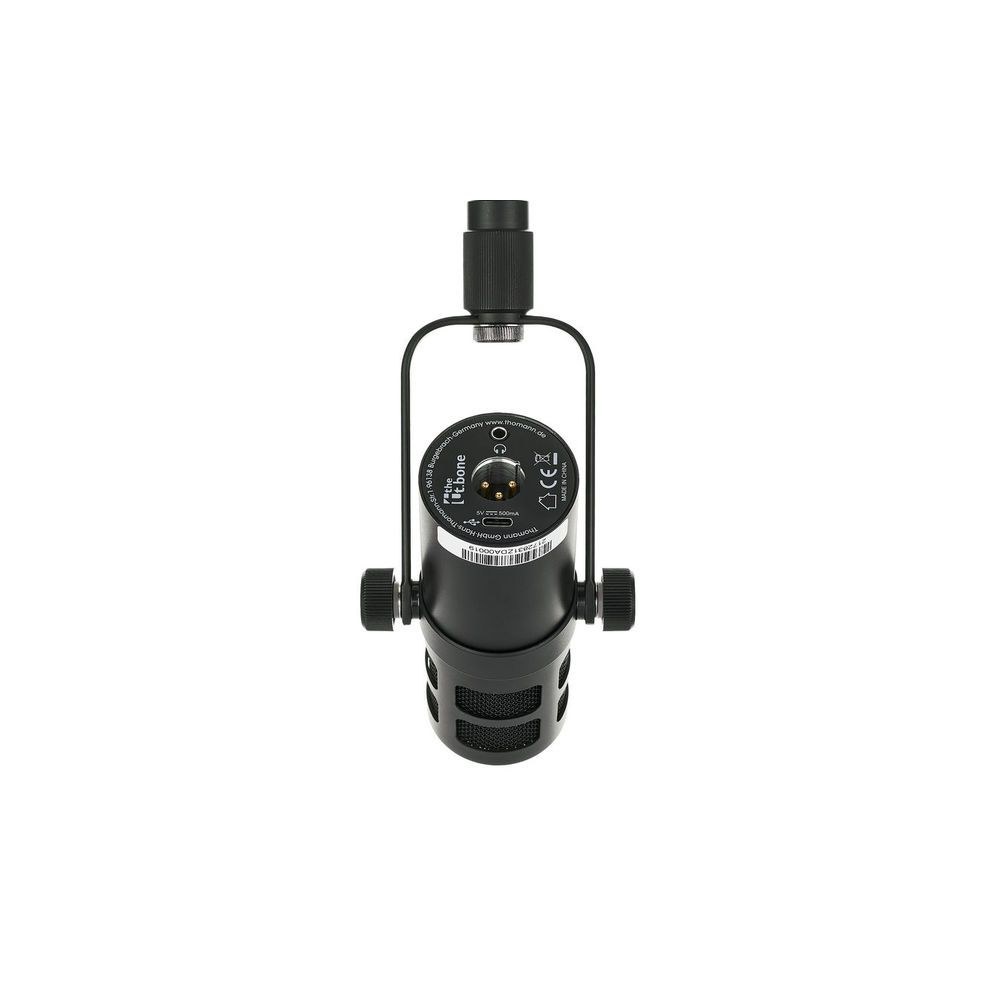 מיקרופון שידור דינמי the t.bone עם USB-C ו-XLR – 24bit/96kHz, מסנן פופ ובולם זעזועים מובנים 4 מיקרופון השידור עם ה-USB – מיקרופון שידור USB, תמונה 4