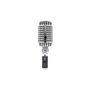 מיקרופון דינמי וינטג׳ the t.bone בעיצוב שנות ה-50 – סופר-קרדיואידי, מתג הפעלה, סטנד שולחני (יבוא בלעדי)