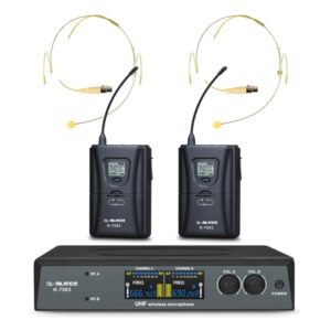זוג מיקרופוני מדונה אלחוטיים QL Milano K-7083 עם מקלט