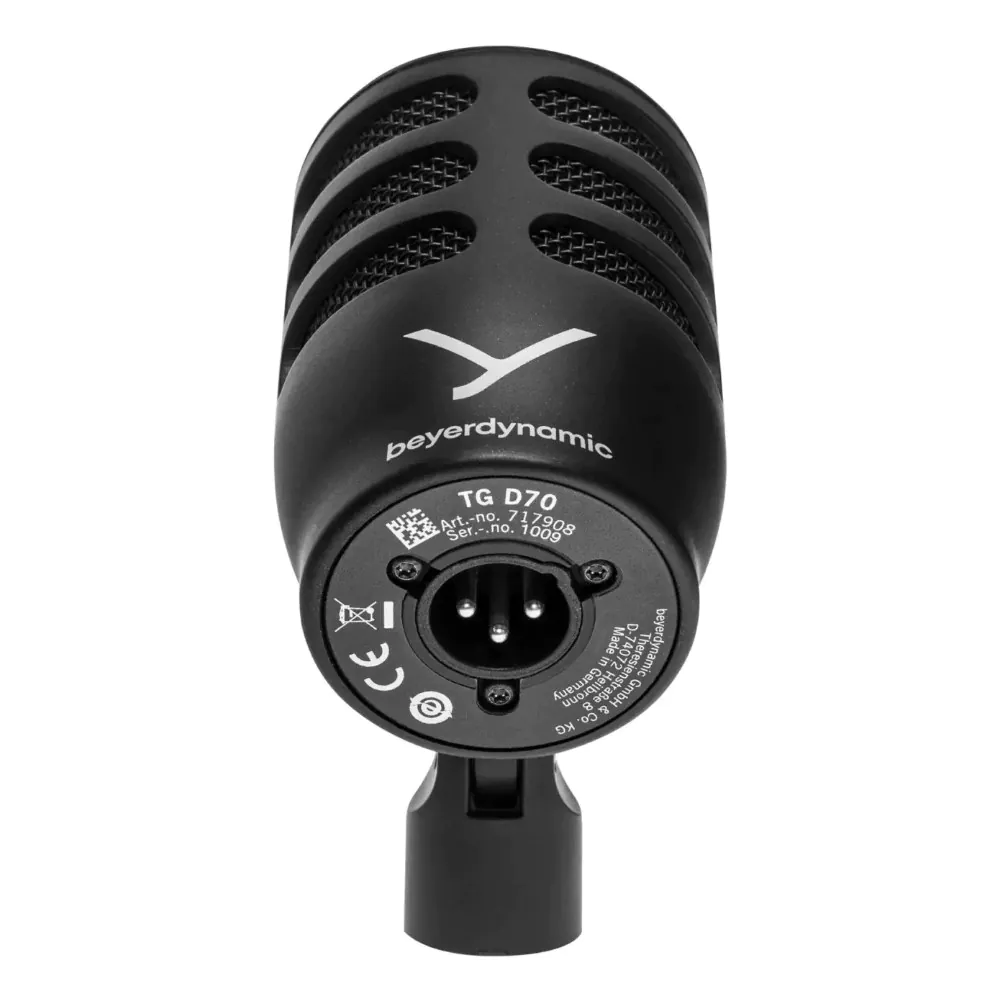 מיקרופון דינמי לתוף בס Beyerdynamic TG D70 – היפר-קרדיואידי, מתוצרת גרמניה 3 מיקרופון דינמי לתוף בס Beyerdynamic TG D70 – תמונה 3