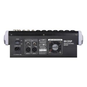 מיקסר מוגבר 8 ערוצים Karsect KW-FT08 – 700W עם Bluetooth, USB ו-99 אפקטים