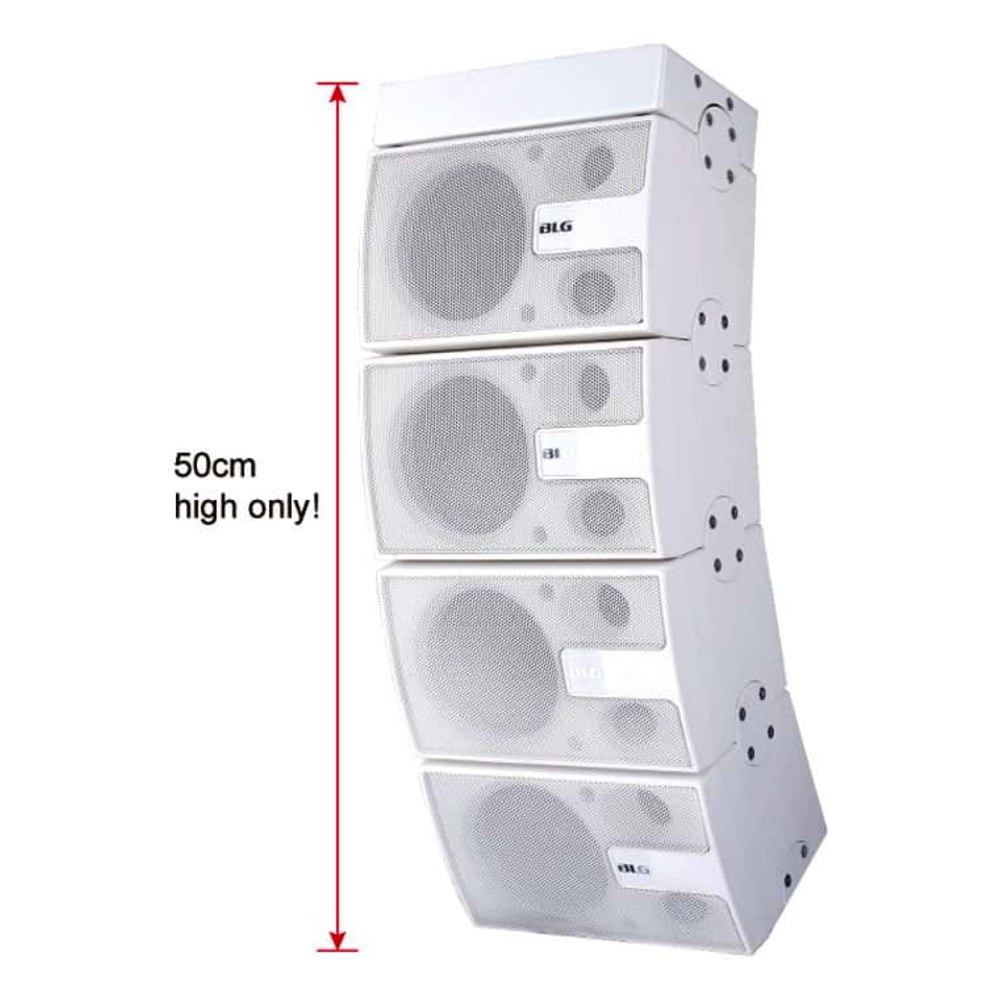 רמקול מיני ליין אריי פסיבי BLG Audio LSP-4 – 300W מרבי ופיזור 180° להתקנות קבע 2 רמקול מיני ליין אריי BLG Audio LSP-4 להתקנה – תמונה 2