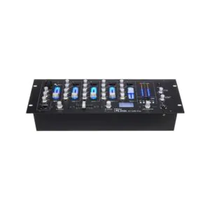 מיקסר DJ 4 ערוצים the t.mix עם נגן USB – 2 כניסות פונו, מיקרופון XLR עם Talkover