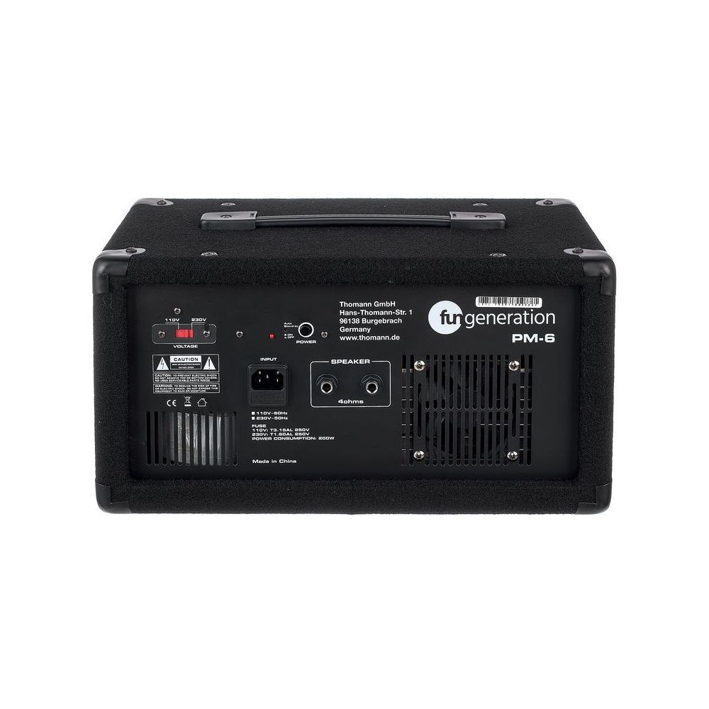 מיקסר מוגבר Fun Generation – 2×80W, 6 ערוצים, נגן USB ו-SD, בלוטות׳ ודיליי דיגיטלי (יבוא בלעדי) 4 המיקסר המוגבר עם הנגן – מיקסר מוגבר, תמונה 4