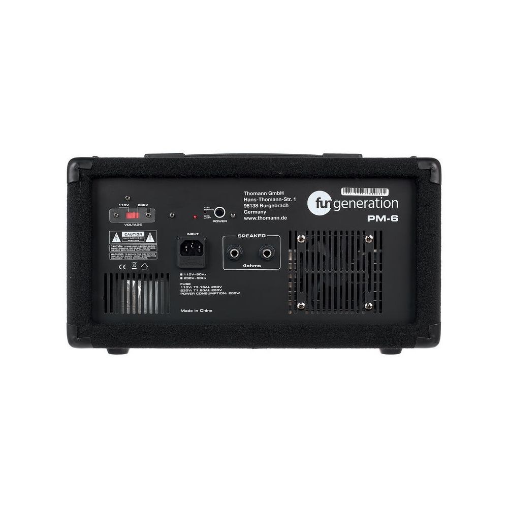 מיקסר מוגבר Fun Generation – 2×80W, 6 ערוצים, נגן USB ו-SD, בלוטות׳ ודיליי דיגיטלי (יבוא בלעדי) 6 המיקסר המוגבר עם הנגן – מיקסר מוגבר, תמונה 6