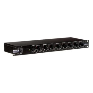 מיקסר ראק 8 ערוצים ART MX821S – 8 כניסות מיקרופון XLR עם פאנטום, מארז 1U