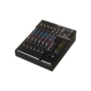מיקסר 8 ערוצים the t.mix עם USB – 4 כניסות מיקרופון עם פאנטום, EQ 3 ערוצים, יציאת אוזניות