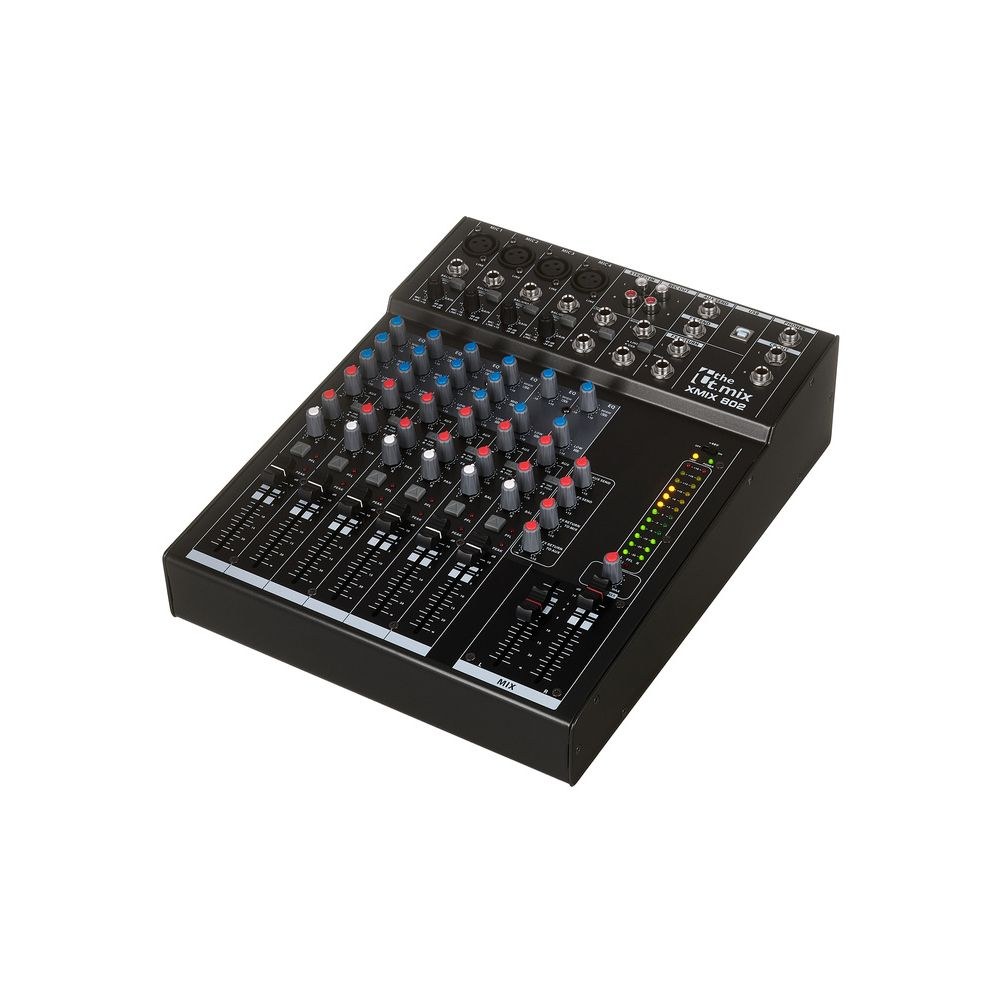 מיקסר 8 ערוצים the t.mix עם USB – 4 כניסות מיקרופון עם פאנטום, EQ 3 ערוצים, יציאת אוזניות 1 מיקסר 8 ערוצים the t.mix עם USB – 4 כניסות מיקרופון עם פאנטום, EQ 3 ערוצים, יציאת אוזניות