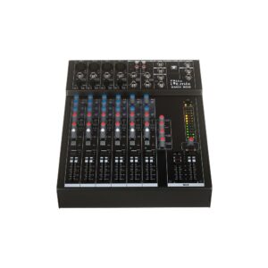 מיקסר 8 ערוצים the t.mix עם USB – 4 כניסות מיקרופון עם פאנטום, EQ 3 ערוצים, יציאת אוזניות