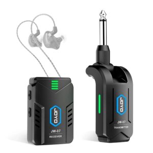 מערכת מוניטור אוזן אלחוטית IN-EAR קומפקטית 2.4GHz — משדר ומקלט קליפס, 12 ערוצים