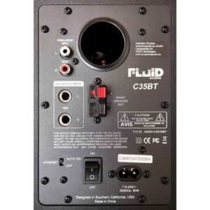 זוג מוניטורים אולפניים 3.5 אינץ׳ עם בלוטות׳ Fluid Audio C35BT
