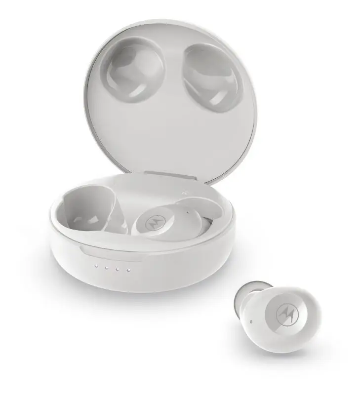 אוזניות אלחוטיות Motorola Moto Buds 150 TWS – עד 18 שעות, עמידות IPX5, Bluetooth 5.0, לבן 1 Motorola Moto Buds 150 אוזניות TWS