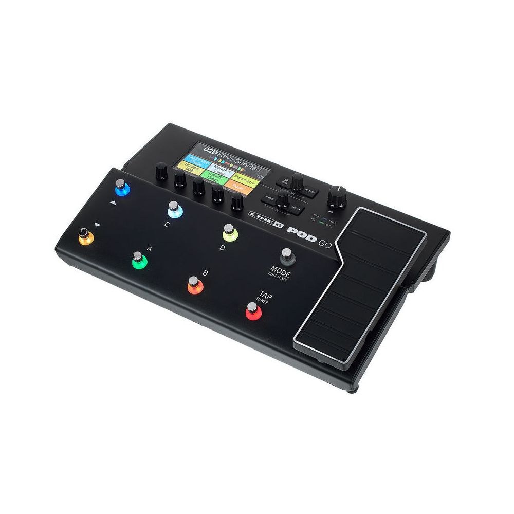 מולטי אפקט לגיטרה Line 6 POD Go – מודלים מ-Helix, דוושת ביטוי ומסך 4.3 אינץ׳ 1 מולטי אפקט לגיטרה Line 6 POD Go – מודלים מ-Helix, דוושת ביטוי ומסך 4.3 אינץ׳
