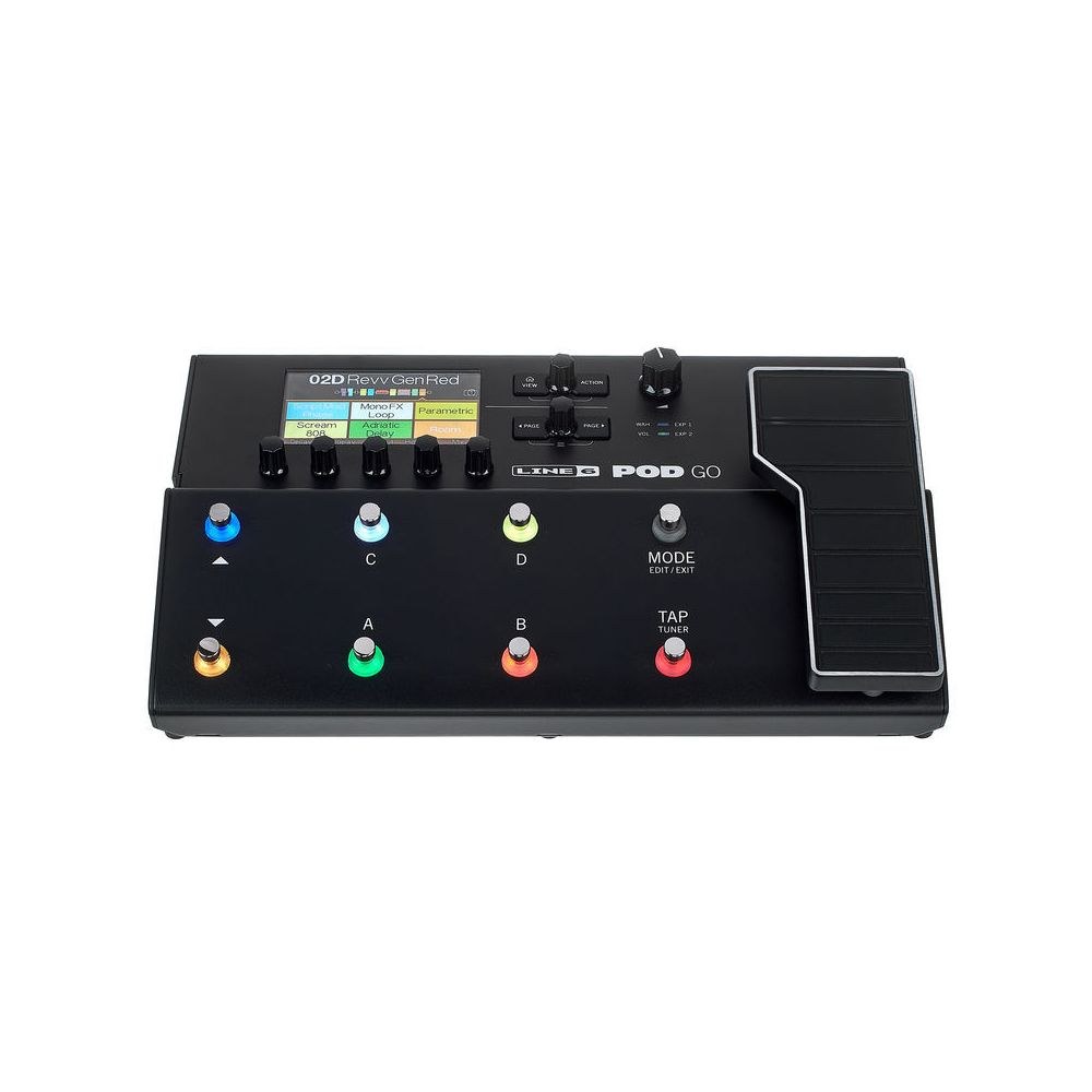 מולטי אפקט לגיטרה Line 6 POD Go – מודלים מ-Helix, דוושת ביטוי ומסך 4.3 אינץ׳ 2 Line 6 POD Go – מולטי אפקט לגיטרה, תמונה 2