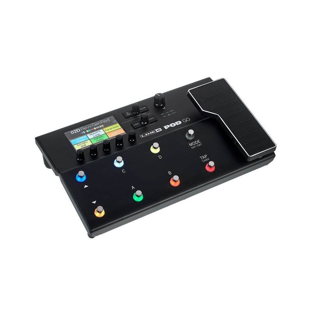 מולטי אפקט לגיטרה Line 6 POD Go – מודלים מ-Helix, דוושת ביטוי ומסך 4.3 אינץ׳ 3 Line 6 POD Go – מולטי אפקט לגיטרה, תמונה 3