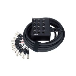 מולטיכבל 10/2 pro snake באורך 15 מ׳ – סטייג׳-בוקס ממתכת, 10 כניסות ו-2 חזרות, תוצרת גרמניה (יבוא בלעדי)