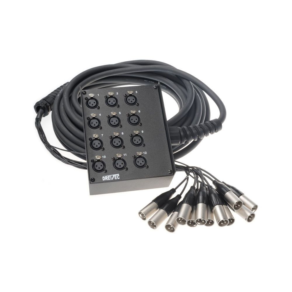 מולטיכבל 12 ערוצים pro snake באורך 15 מ׳ – סטייג׳-בוקס ממתכת, מסוכך בזוגות, תוצרת גרמניה 6 המולטיכבל 12/0 באורך 15 מ׳ – מולטיכבל עם סטייג׳-בוקס, תמונה 6