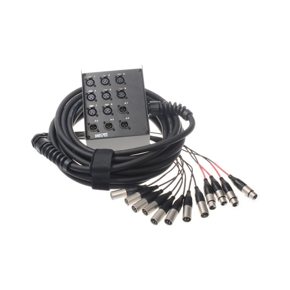 מולטיכבל 8/4 pro snake באורך 10 מ׳ – סטייג׳-בוקס ממתכת, 8 כניסות ו-4 חזרות, מחברי Amphenol 1 מולטיכבל 8/4 pro snake באורך 10 מ׳ – סטייג׳-בוקס ממתכת, 8 כניסות ו-4 חזרות, מחברי Amphenol