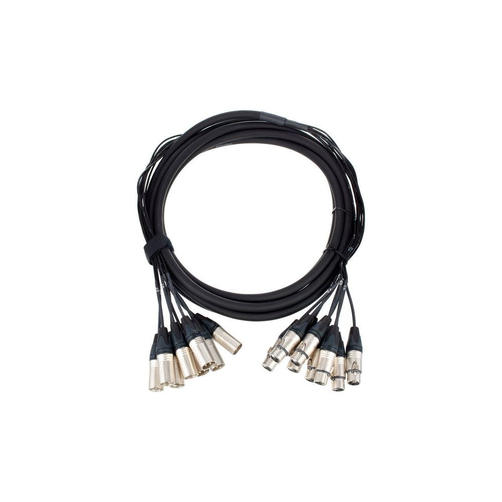 כבל מולטי 8 ערוצים pro snake באורך 5 מ׳ – 8 XLR נקבה ל-8 XLR זכר, מחברי Neutrik, תוצרת גרמניה 1 כבל מולטי 8 ערוצים pro snake באורך 5 מ׳ – 8 XLR נקבה ל-8 XLR זכר, מחברי Neutrik, תוצרת גרמניה