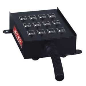 מולטיכבל 10 מטר 12/4 עם קופסת במה Raysound STB03-1204